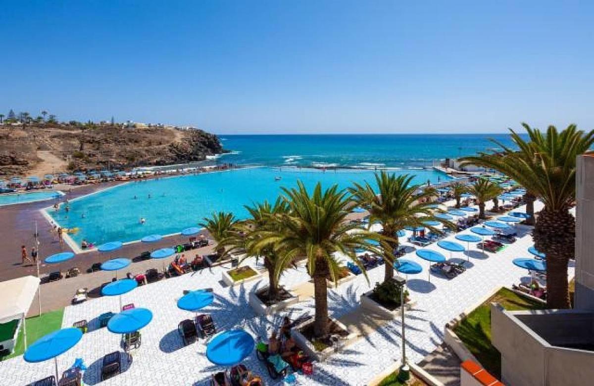 Beach-Front Tenerife Sth Sea And Pool View Costa Del Silencio Exterior foto